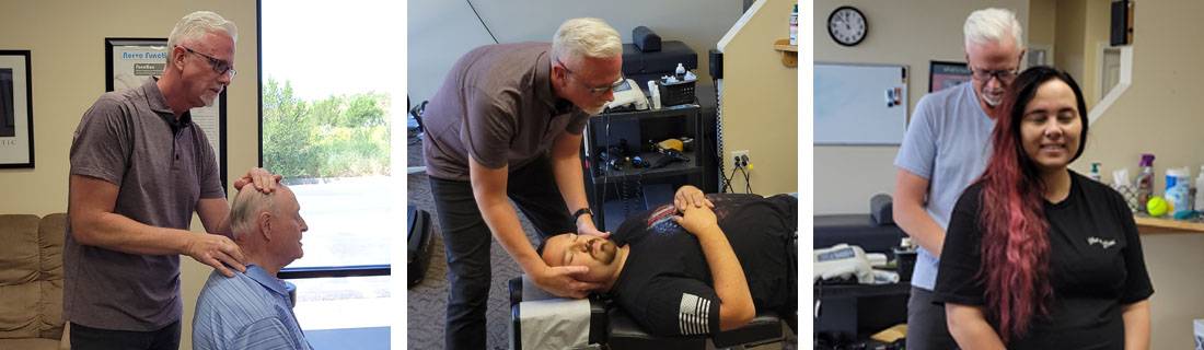 Chiropractor Ogden UT Peter Raether Adjusting Patients